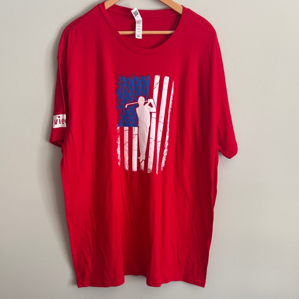 Epic Threads Red Men's T-Shirt with Graphic Design 2 xl